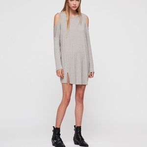 NWT! AllSaints cold shoulder knit dress